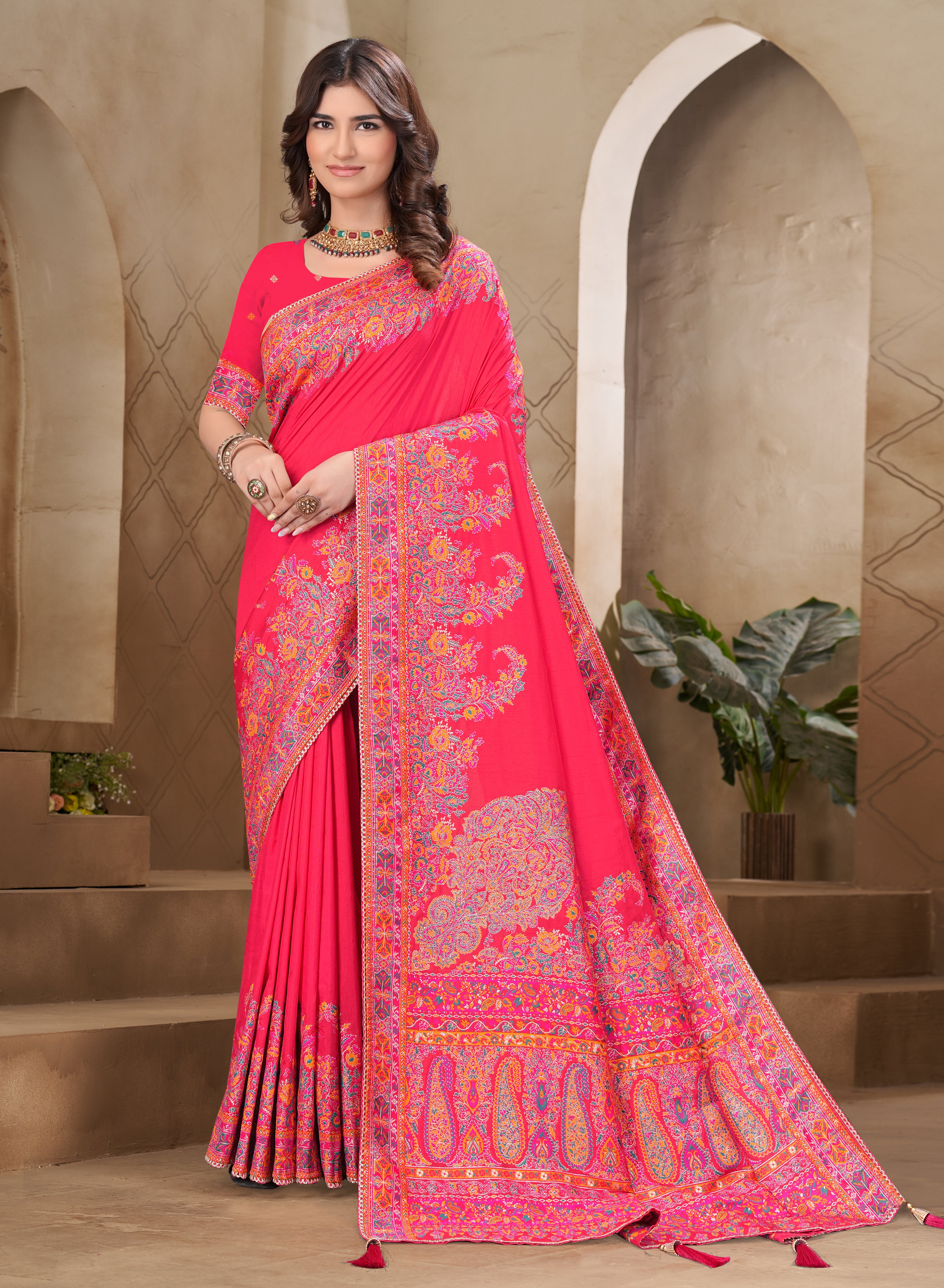 Kashmiri Pashmina Saree