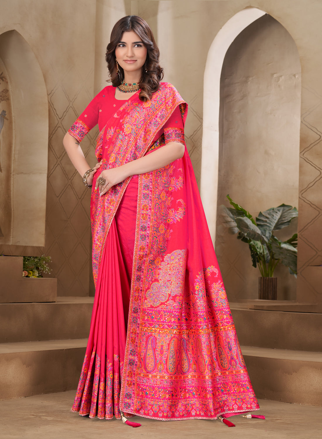 Kashmiri Pashmina Saree