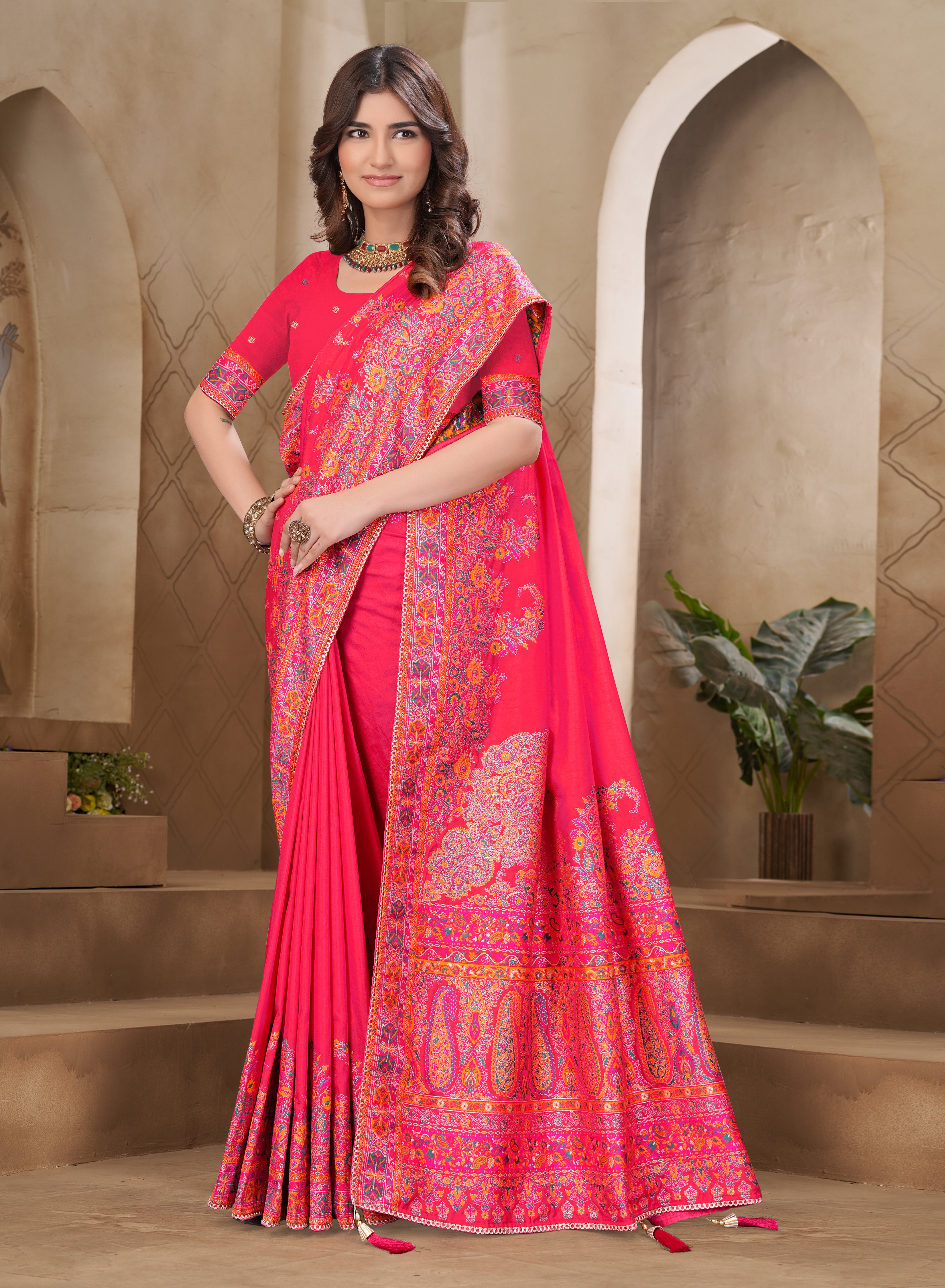 Kashmiri Pashmina Saree