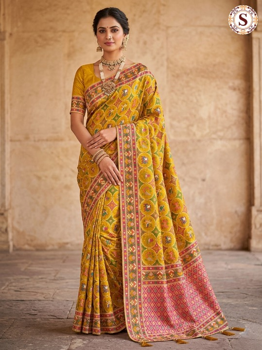 Pashmina Patola Silk Saree