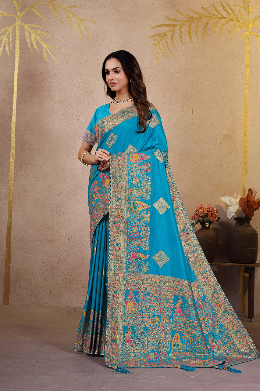 Pashmina Silk Saree